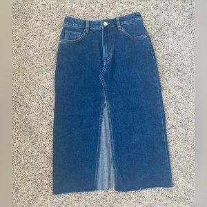 Zara jeans skirt